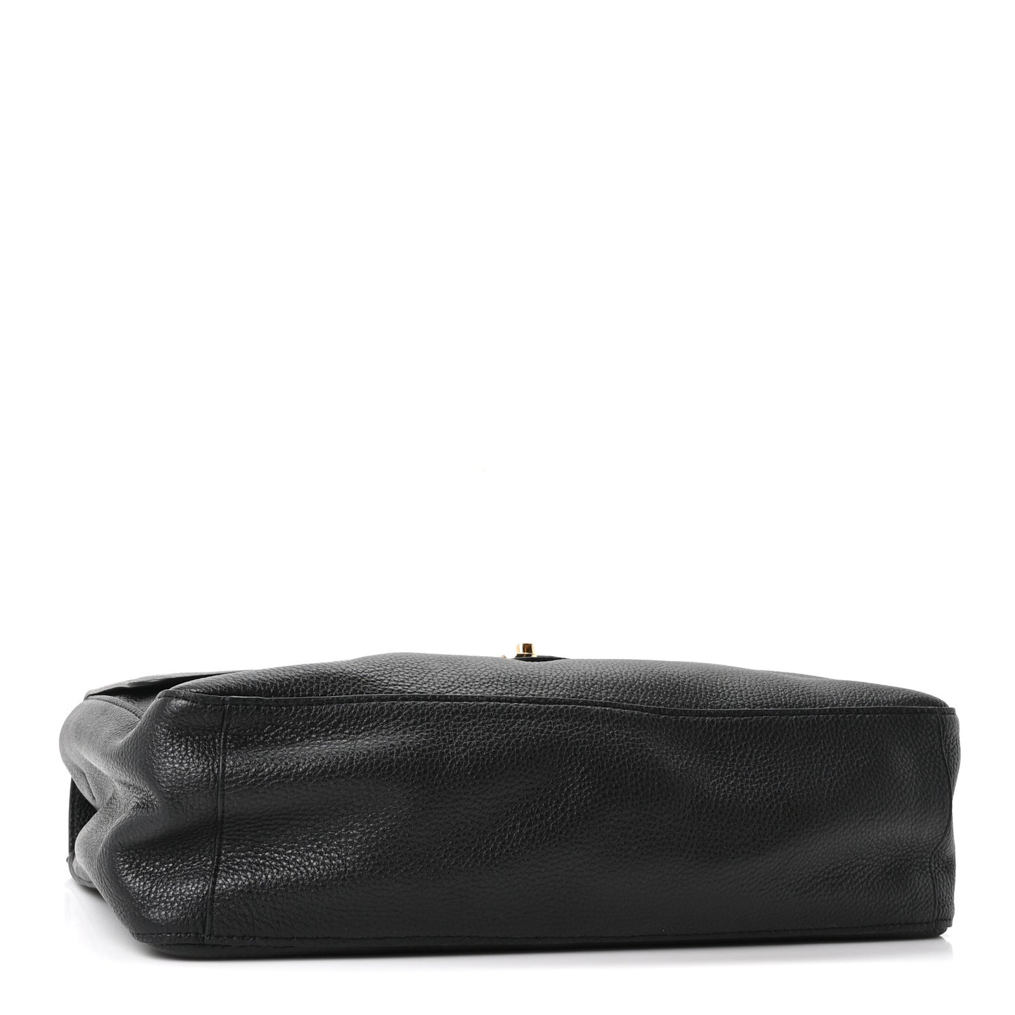 Grained Calfskin Souplissimo Maxi Flap Black