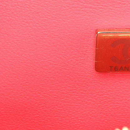 Chanel Lambskin Quilted CC In Love Heart Bag Pink 7 of 10