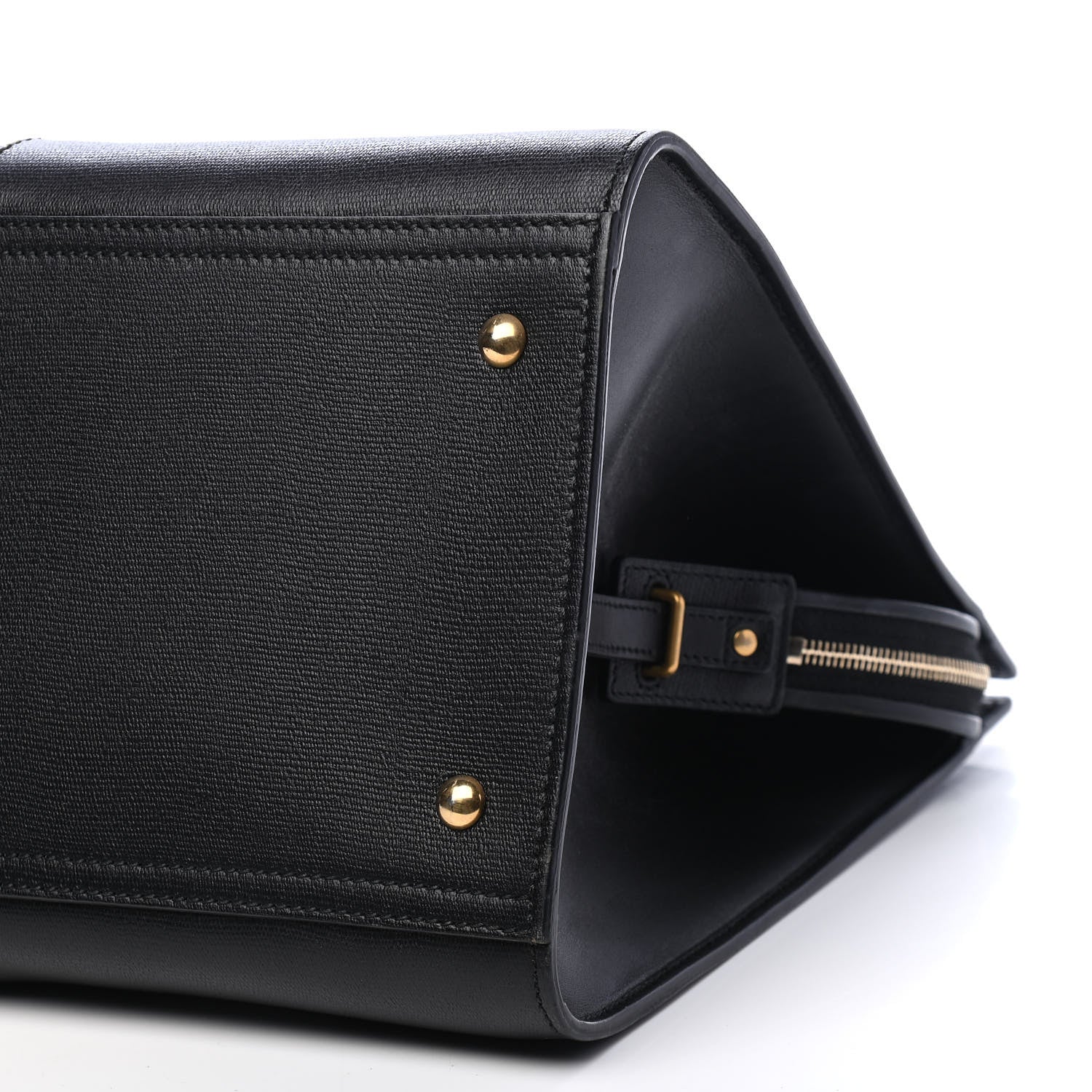 Saint Laurent Textured Calfskin Large Cabas ChYc Black 7 of 8