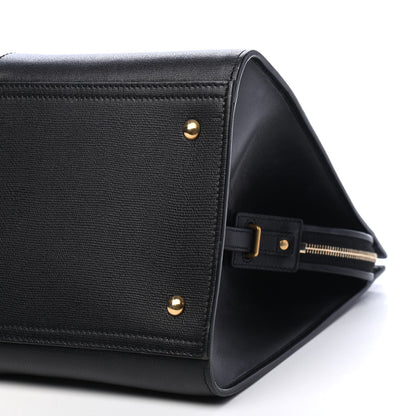Saint Laurent Textured Calfskin Large Cabas ChYc Black 7 of 8