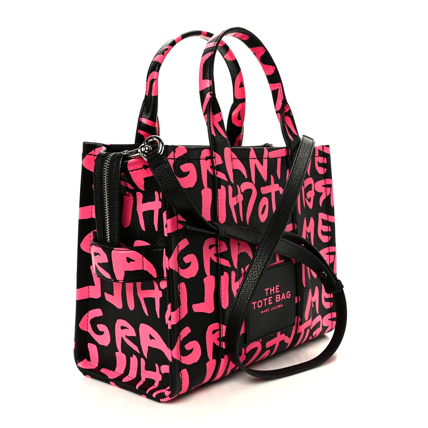 X STEPHEN SPROUSE Grained Calfskin Medium The Tote Bag Pink