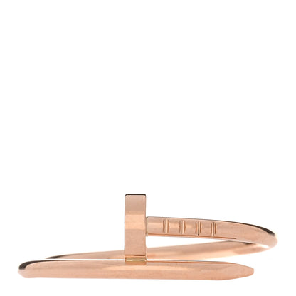 Cartier 18K Pink Gold Small Juste Un Clou Ring 62 10 1 of 5