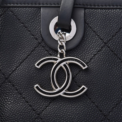 Chanel Grained Calfskin Shopping Fever Tote Black 9 of 21