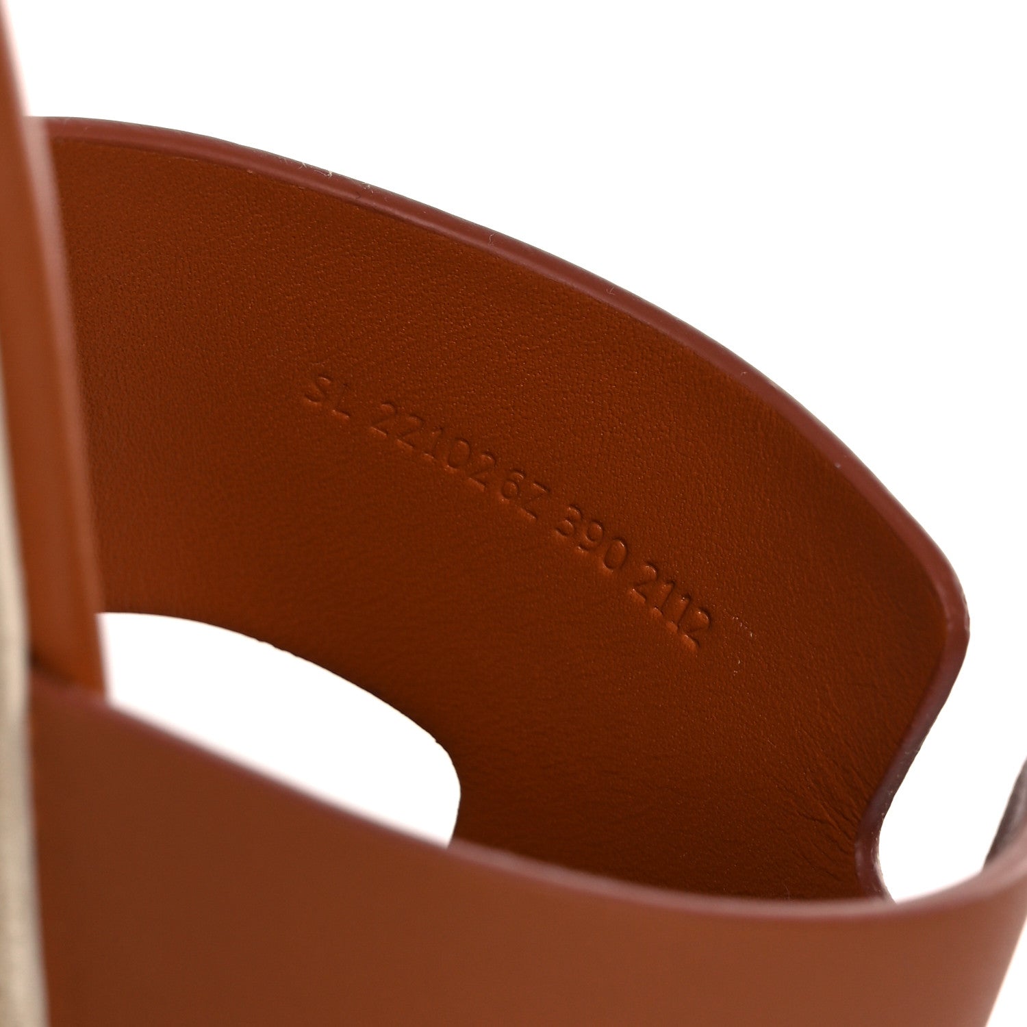 Hermes Calfskin Cork Eze 30 Sandals 39 Marron Glaise 8 of 10
