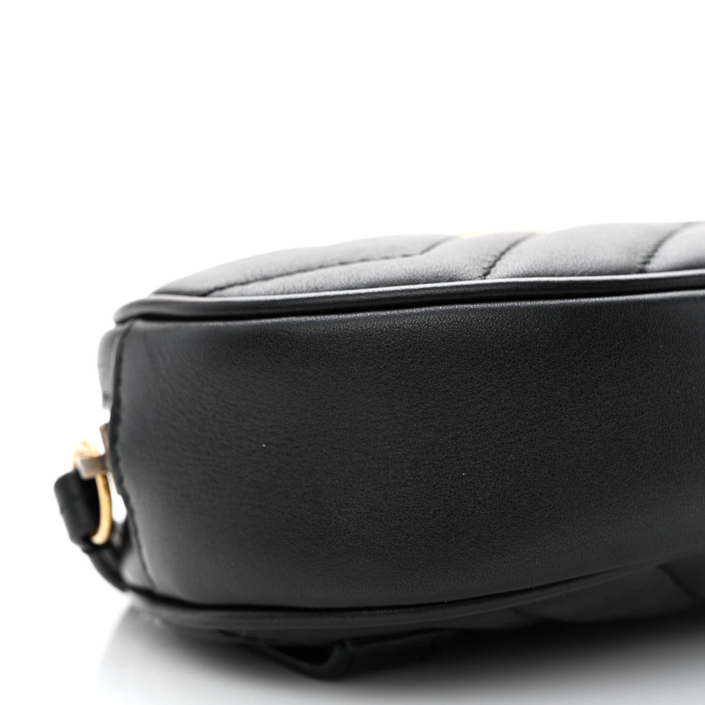 Calfskin Matelasse GG Marmont Belt Bag 85 34 Black