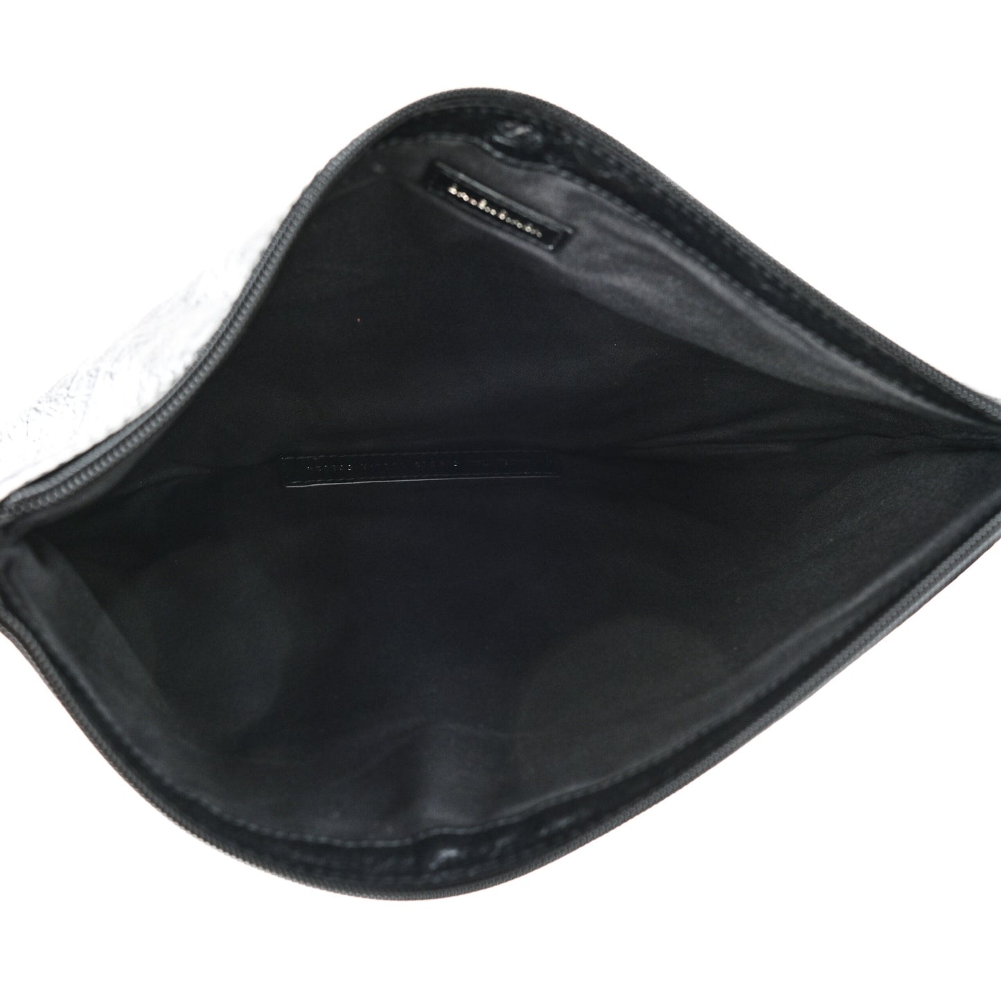 Agneau Arena Classic Hardware Clutch Black