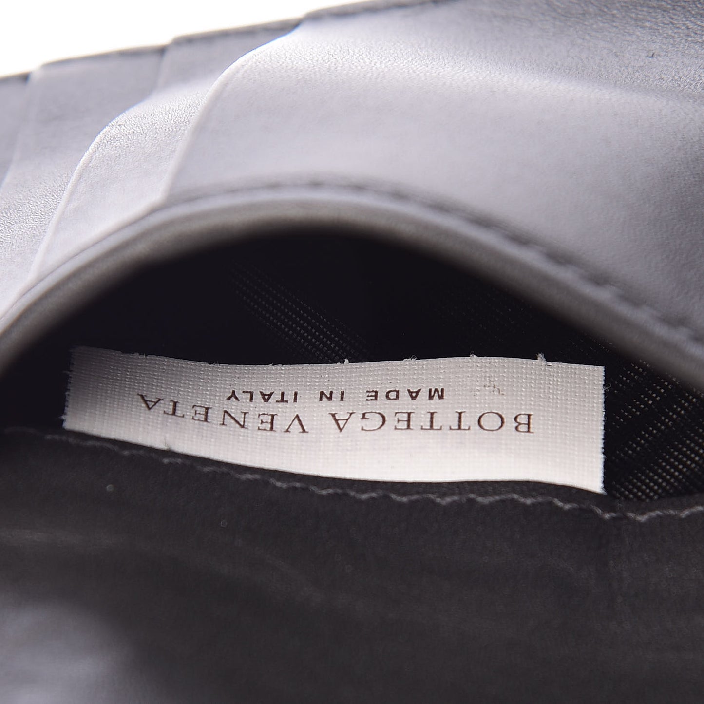 Intrecciato VN Card Case Ferro