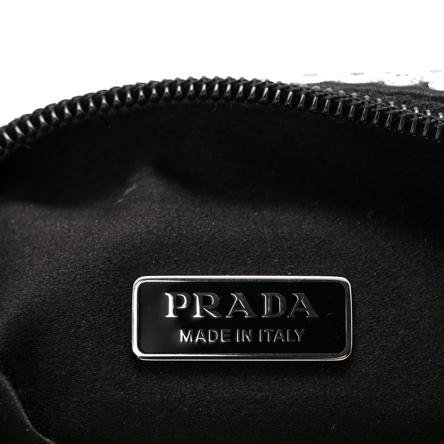 Prada Satin Crystal Mini Re-Edition 2000 Bag Cristal 6 of 11