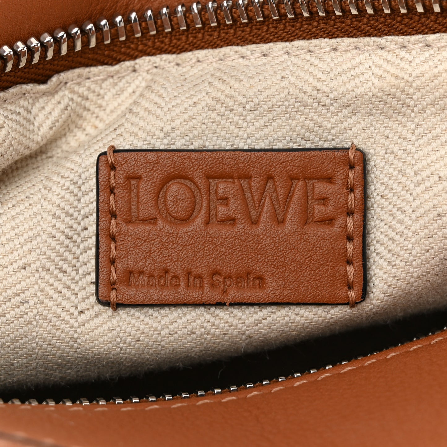 Calfskin Small Puzzle Bag Tan
