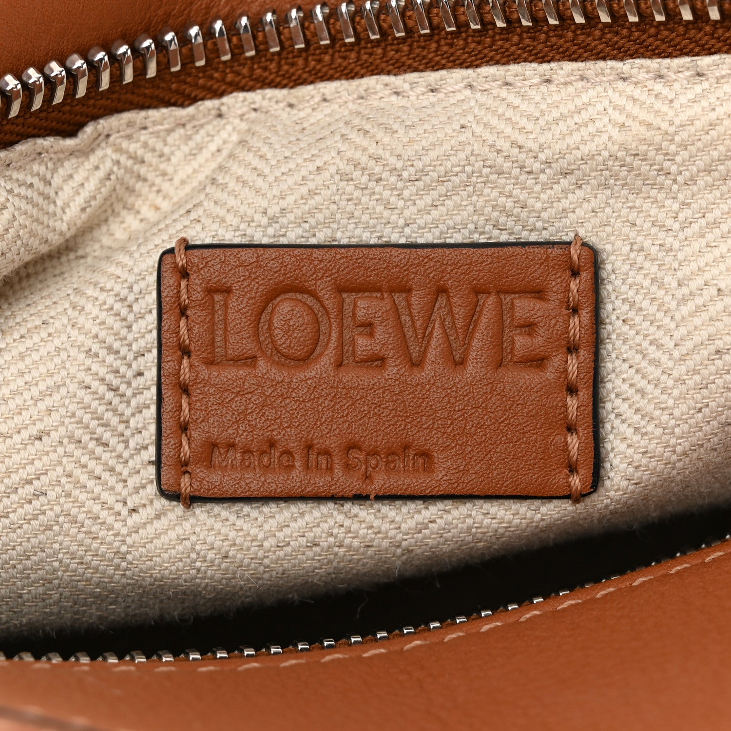 Loewe Calfskin Small Puzzle Bag Tan 6 of 9