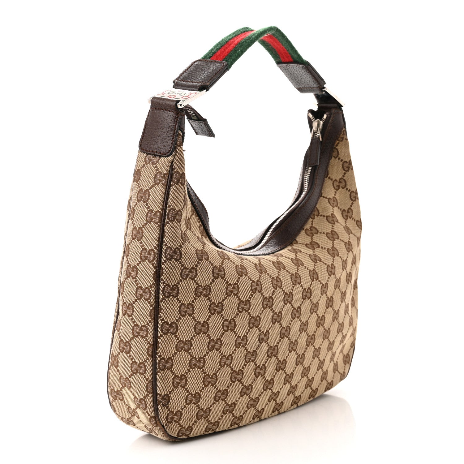 Gucci Monogram Medium Pop Hobo Dark Brown 3 of 16