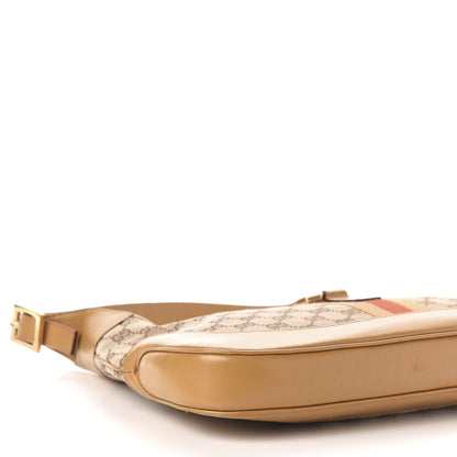 Gucci Monogram Web Jackie O Hobo Tan 8 of 13