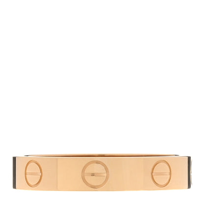 Cartier 18K Yellow Gold 3.5mm LOVE Wedding Band Ring 53 6.5 3 of 4