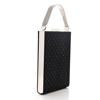 Louis Vuitton Satin Monogram Ange GM Black 4 of 10