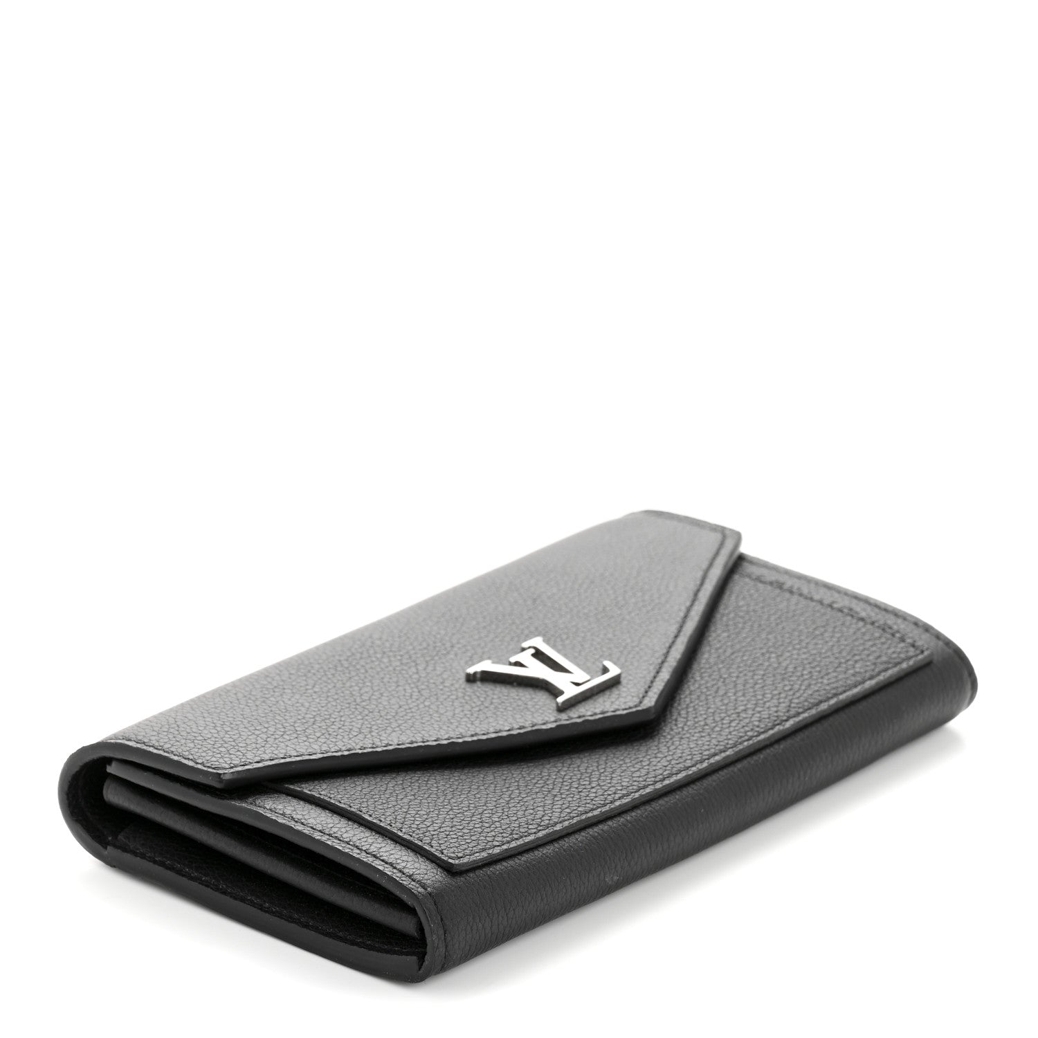 Louis Vuitton Soft Calfskin My Lockme Wallet Black 7 of 18