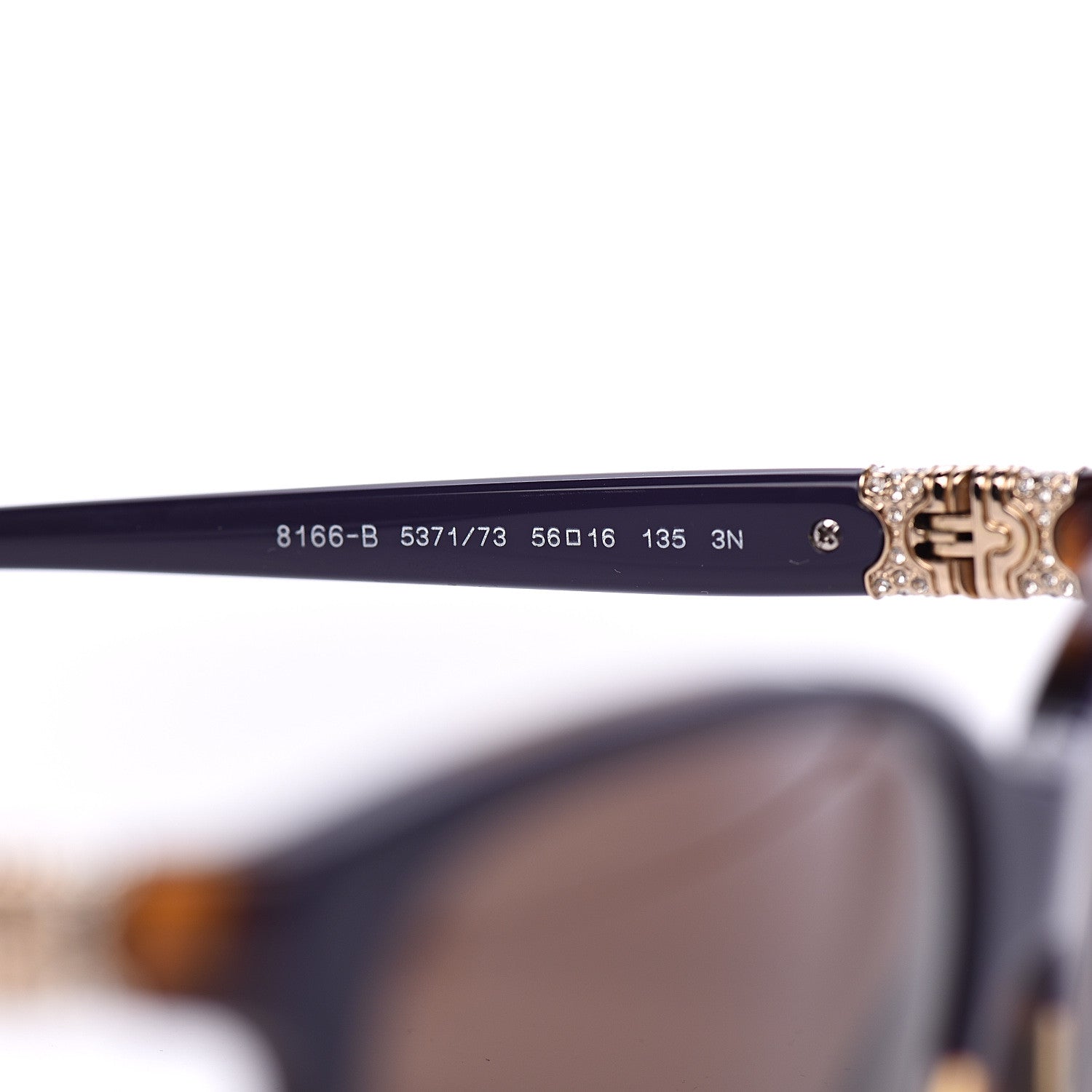 Bulgari BVLGARI Cat Eye 8166-B Sunglasses Blue Tortoise 5 of 8