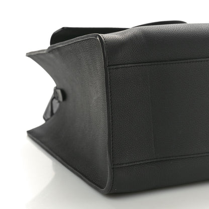 Louis Vuitton Soft Calfskin Lockme Tote MM Black 8 of 9