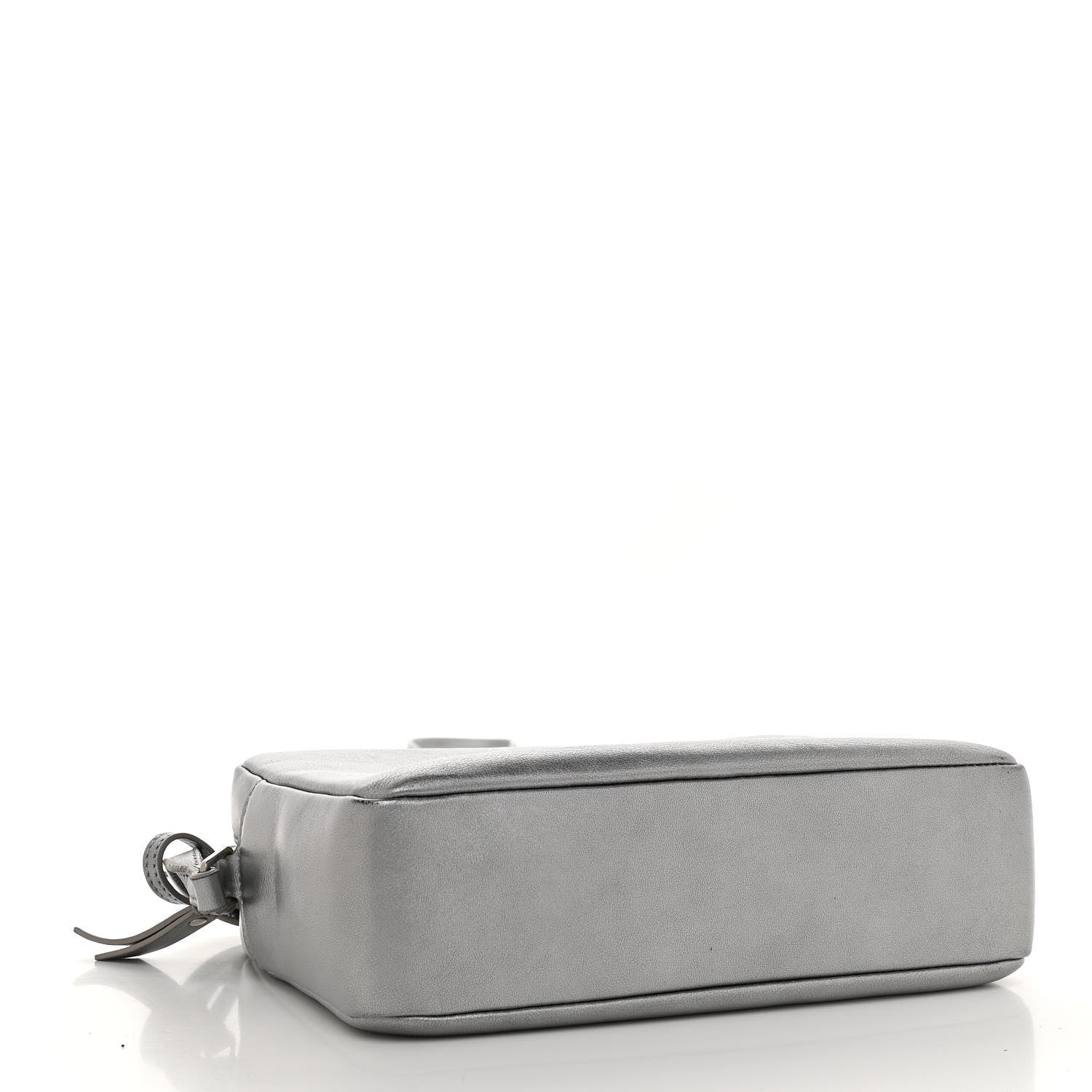 Saint Laurent Metallic Calfskin Monogram Small Lou Camera Bag Silver 3 of 11