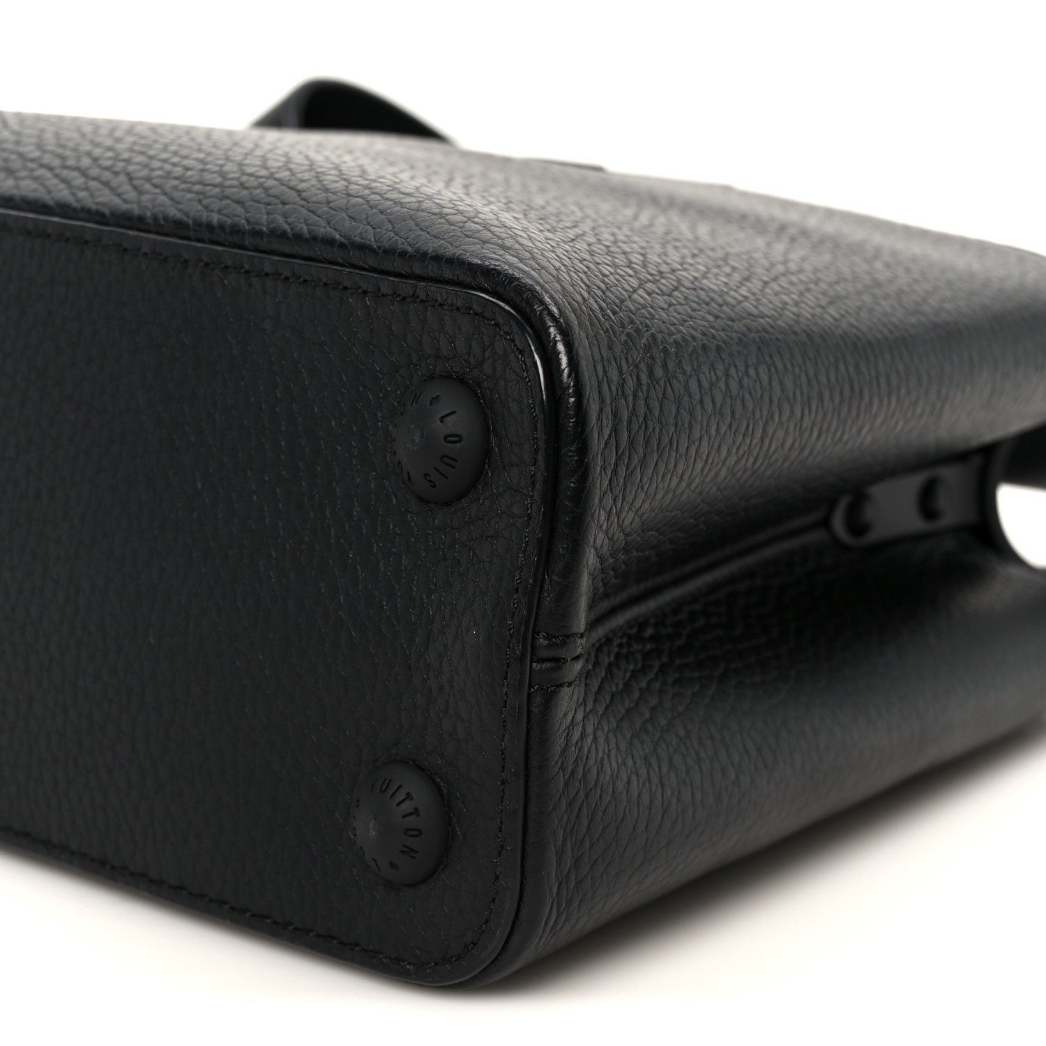 Louis Vuitton Taurillon Capucines BB Matte Black 9 of 9