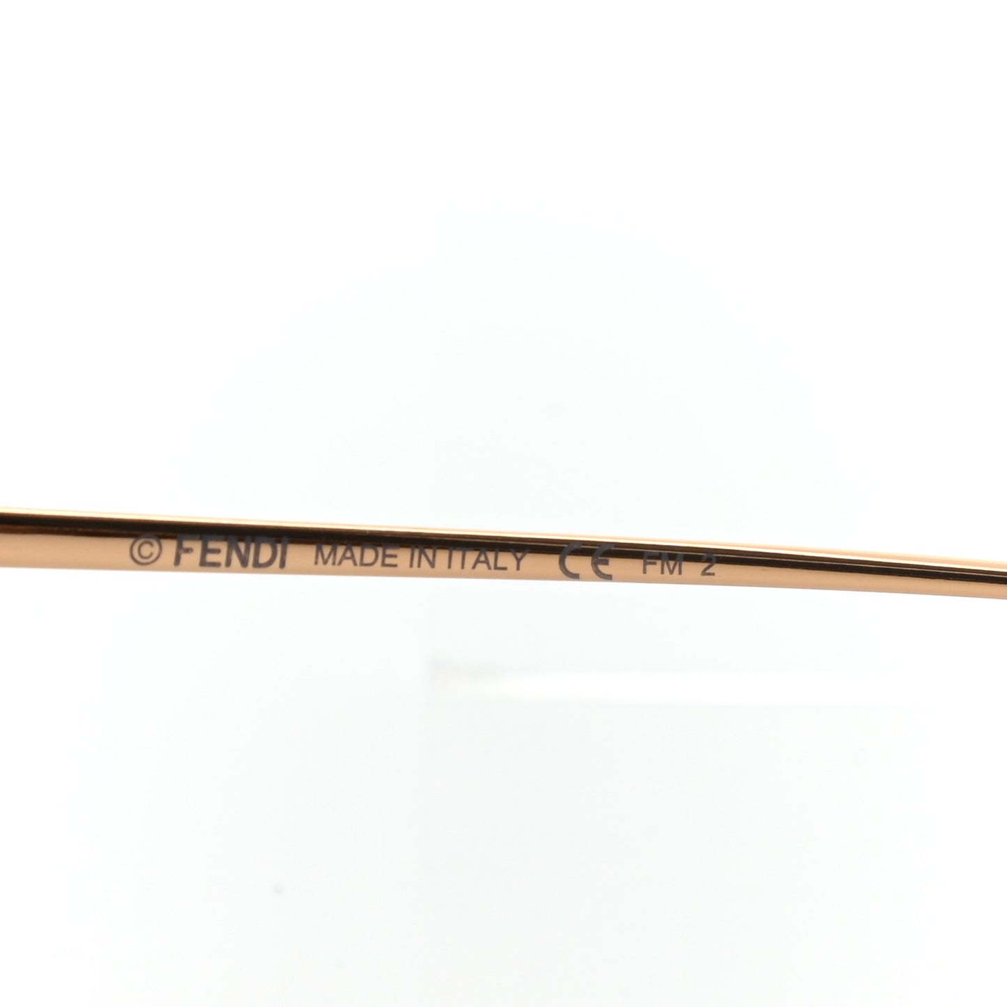 Metal Acetate F is Fendi FF Cat Eye Sunglasses FF 0290/S Gold