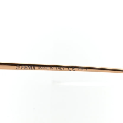 Fendi Metal Acetate F is Fendi FF Cat Eye Sunglasses FF 0290/S Gold 6 of 8