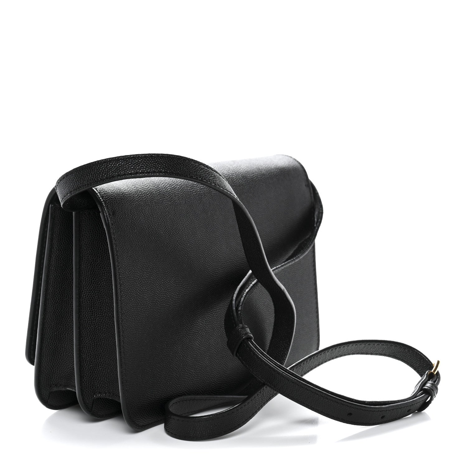 Burberry Grained Calfskin Small TB Bag Black 3 of 12