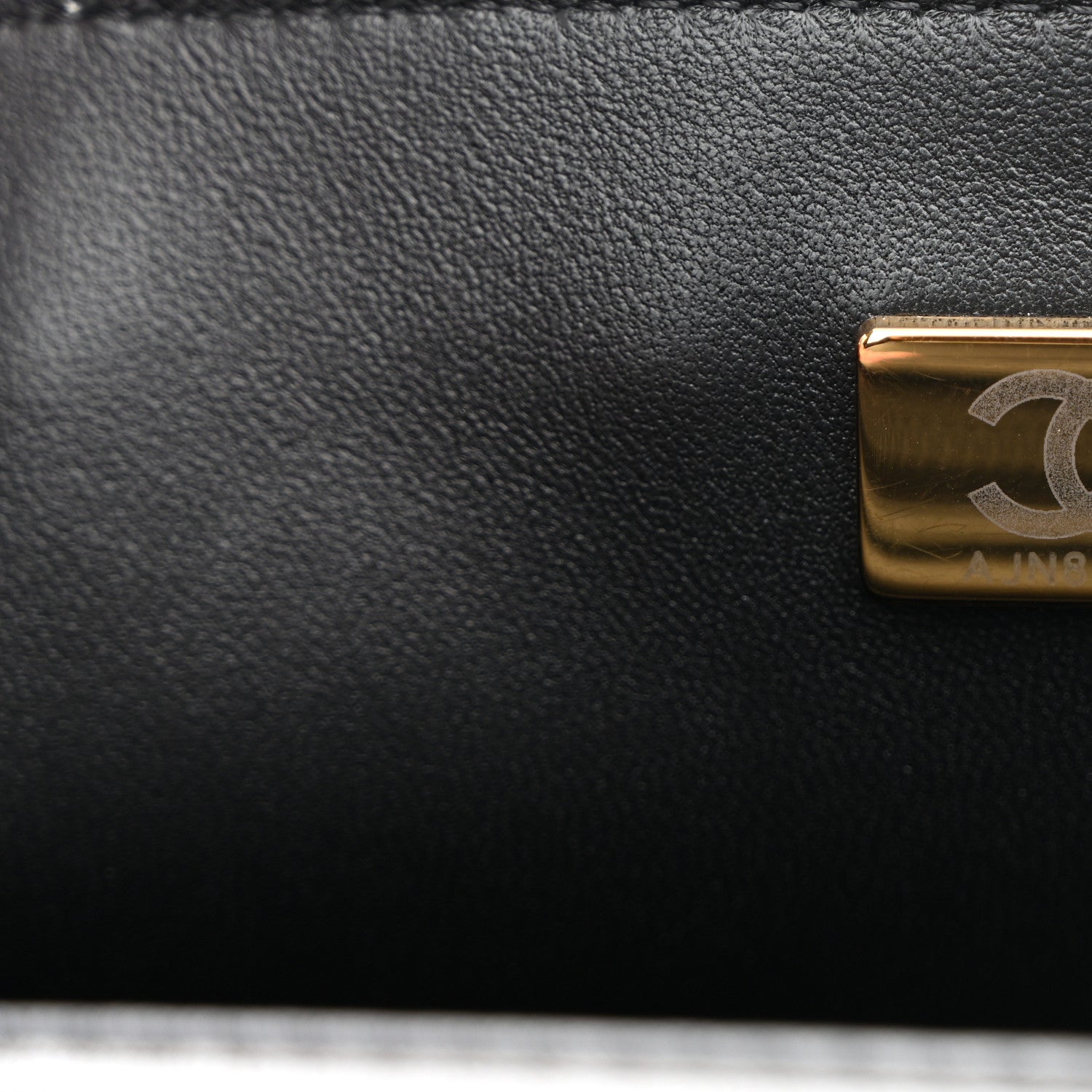 Chanel Lambskin Quilted Mini Top Handle Rectangular Flap Black 6 of 10