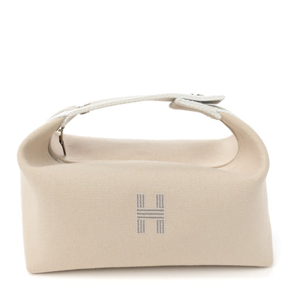 Hermes Canvas Small Bride-A-Brac Pouch Natural 1 of 28