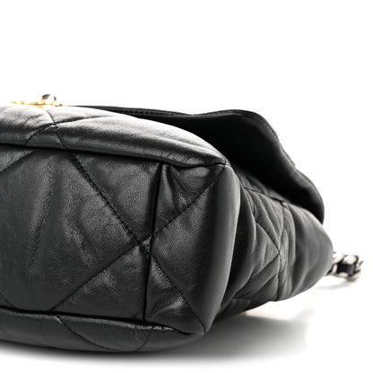 Chanel Lambskin Quilted Large Chanel 19 Flap Black 9 of 10