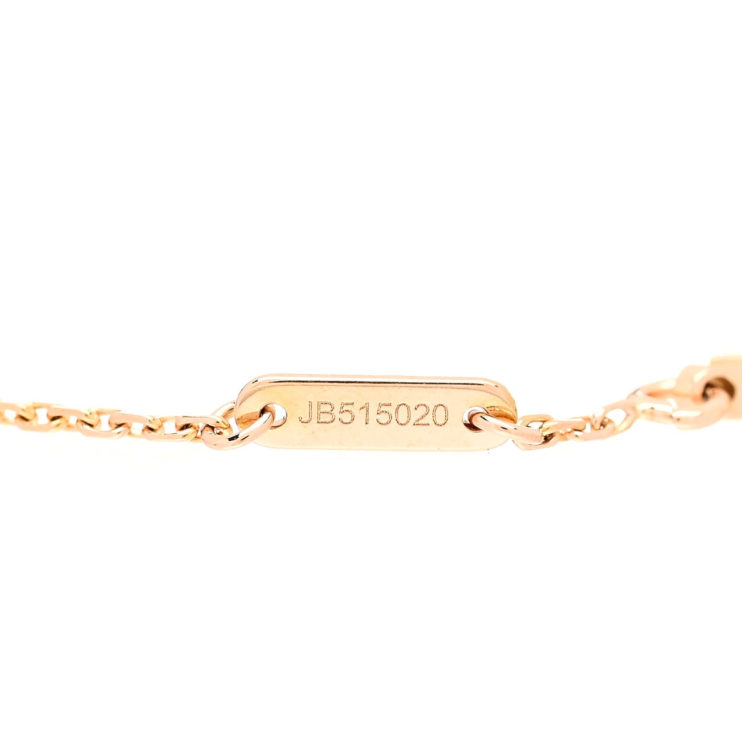 Van Cleef & Arpels 18K Rose Gold Carnelian Sweet Alhambra Bracelet 4 of 5