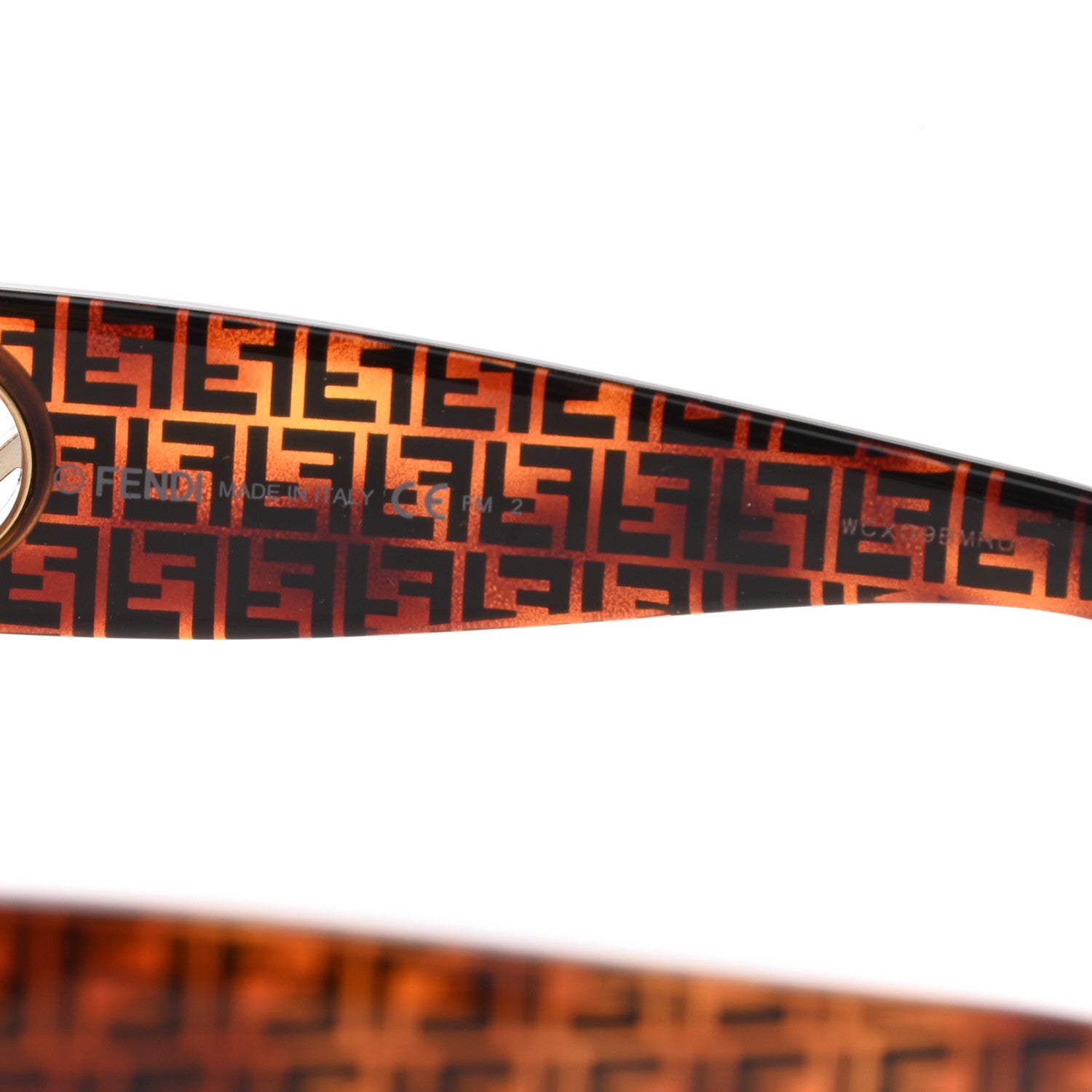 Fendi Acetate F is Fendi FF 51mm Cat Eye Sunglasses 0327/S Tortoise Orange 5 of 7