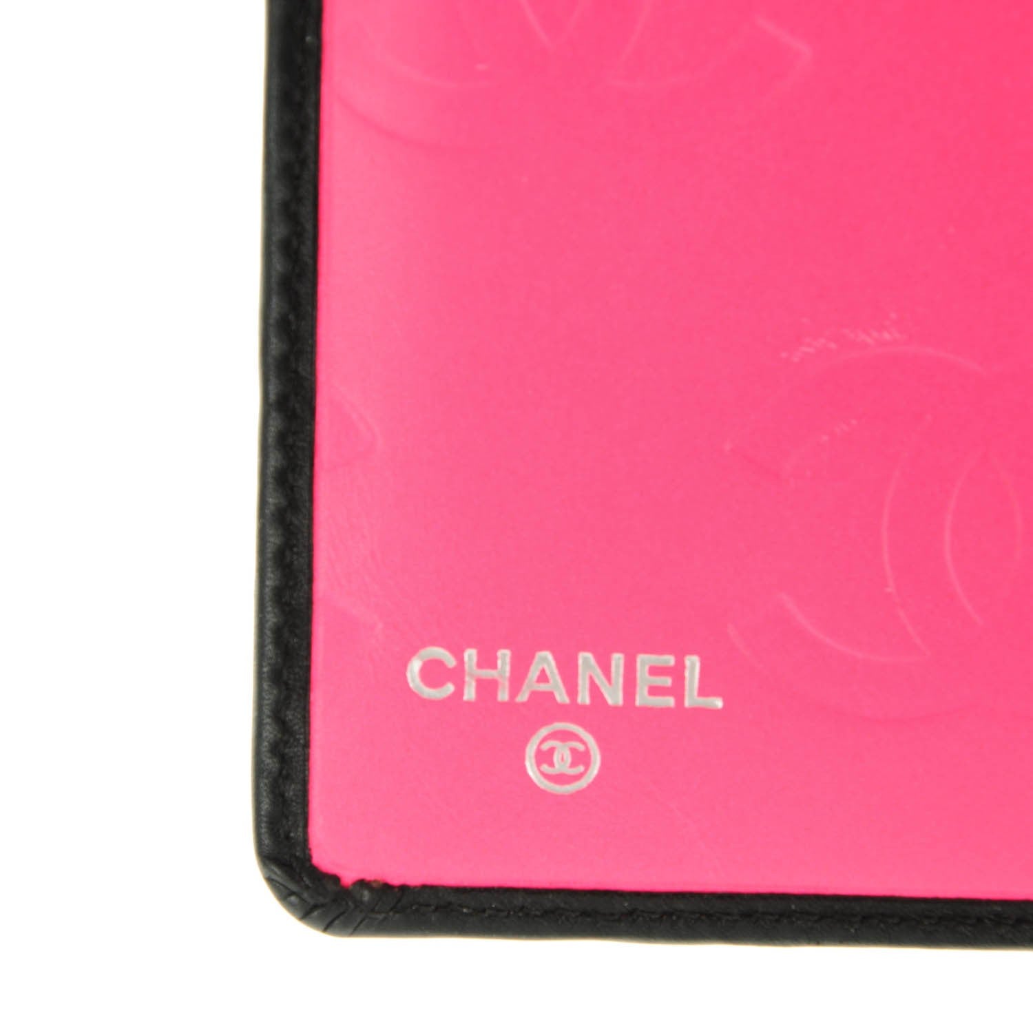 Chanel Calfskin Quilted Cambon Zipped Pocket Wallet Black 6 of 8