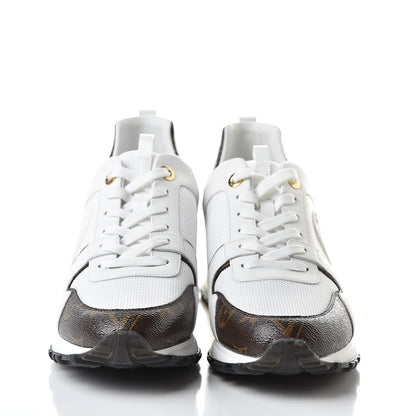 Louis Vuitton Calfskin Monogram Run Away Sneakers 41 White 2 of 8