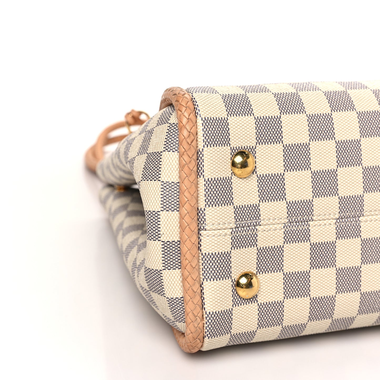 LOUIS VUITTON Damier Azur Propriano Rose Ballerine