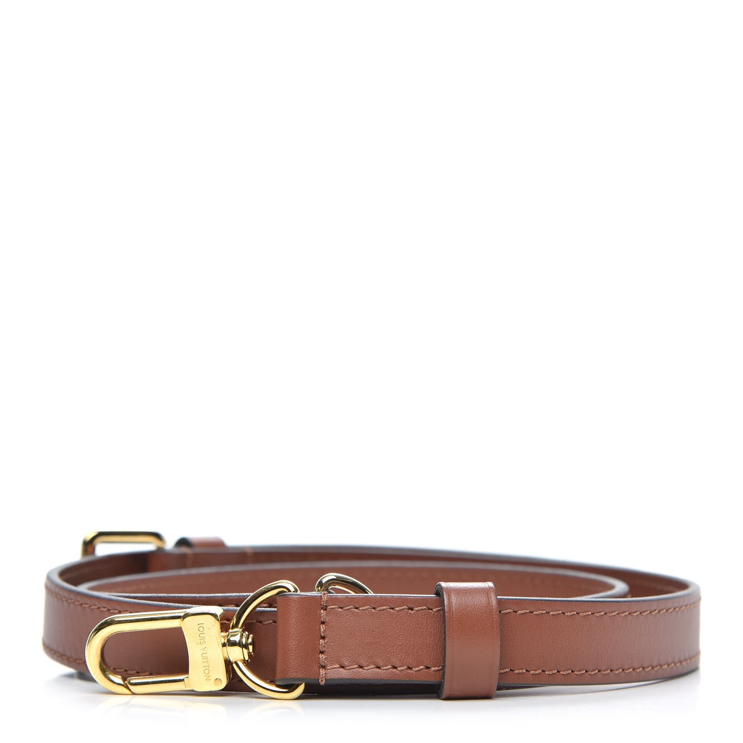 Calfskin V Tote BB Shoulder Strap Caramel