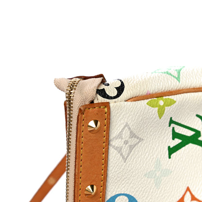 Louis Vuitton Monogram Multicolor Pochette Accessories White 15 of 15