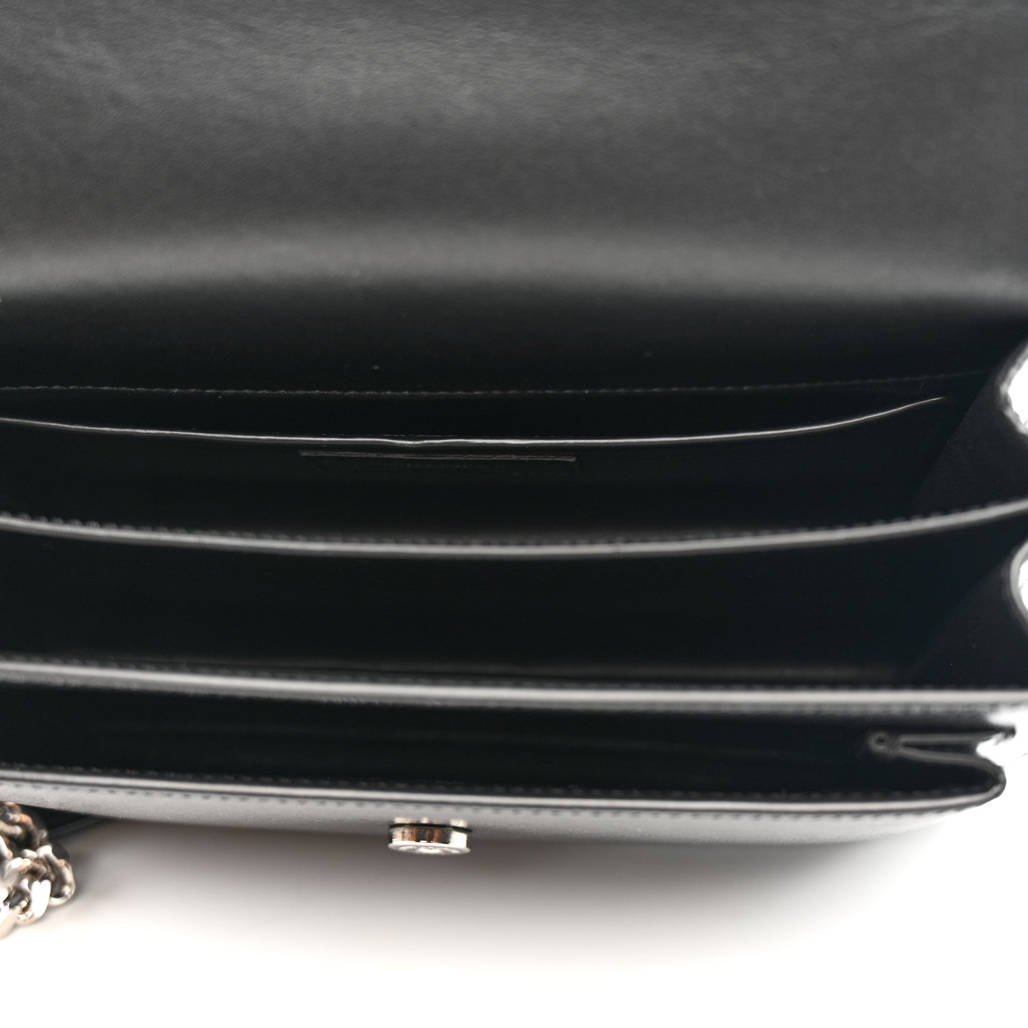 Saint Laurent Coated Bark Calfskin Medium Monogram Sunset Black 13 of 13