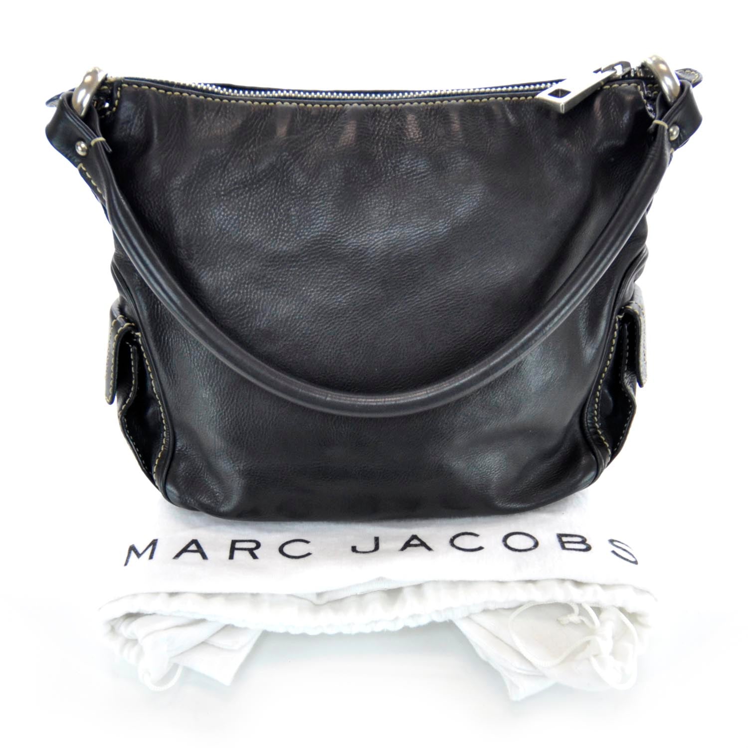 Marc Jacobs Leather Multipocket Hobo Black 3 of 12
