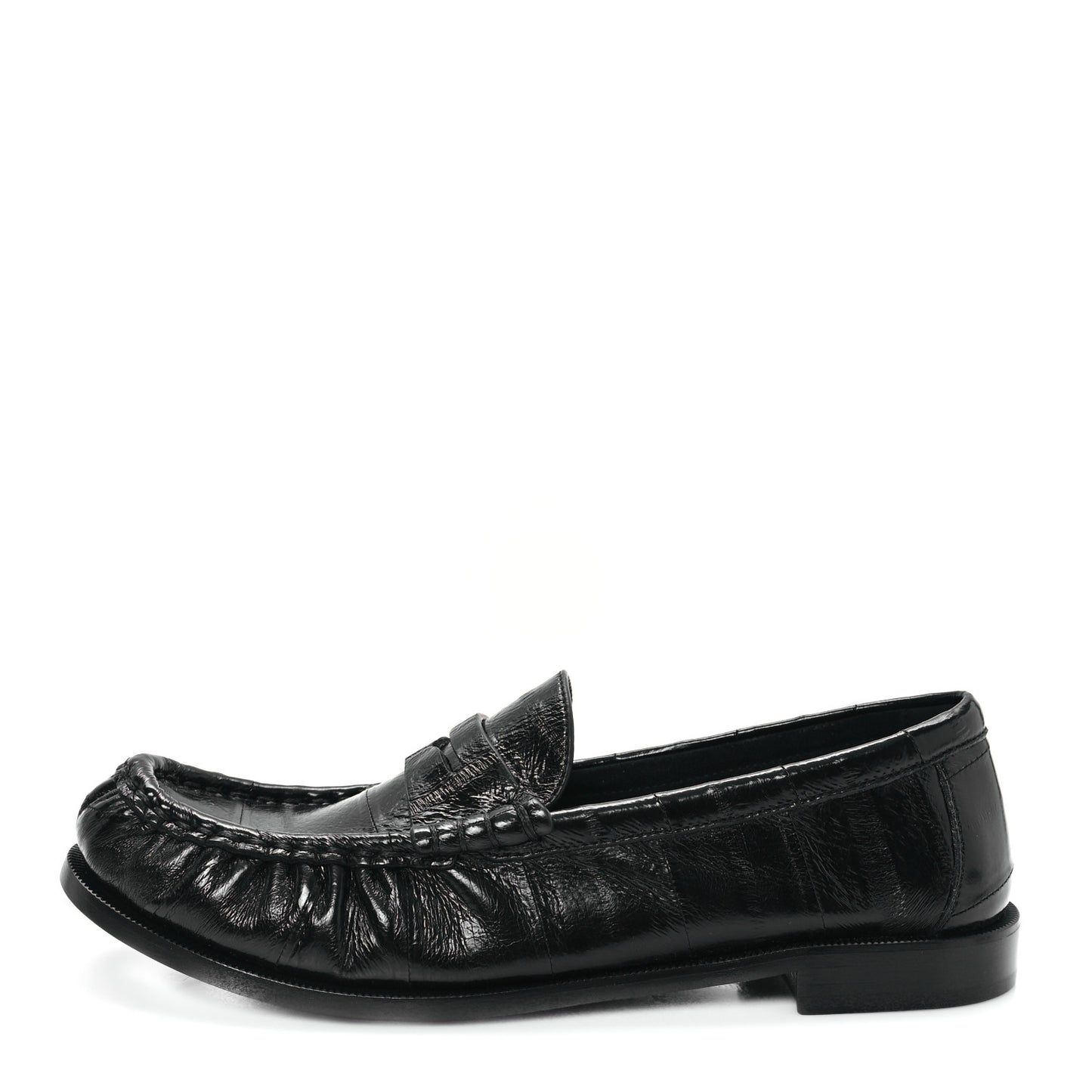 Supple Eel Le 15 Loafer Penny Slippers 37.5 Black