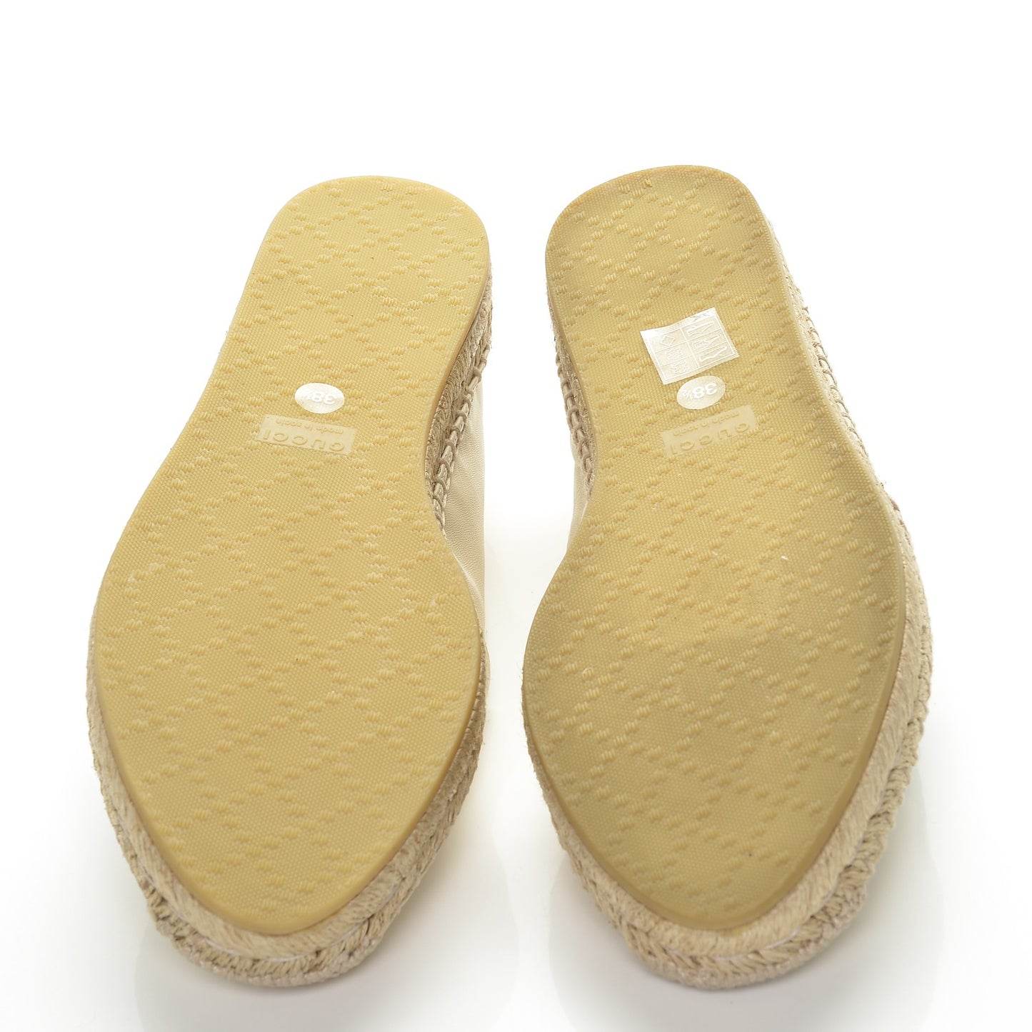 Nappa Ophelia Espadrilles 38.5 Mystic White