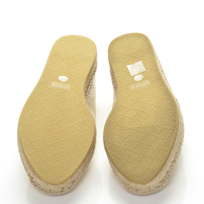Gucci Nappa Ophelia Espadrilles 38.5 Mystic White 5 of 8