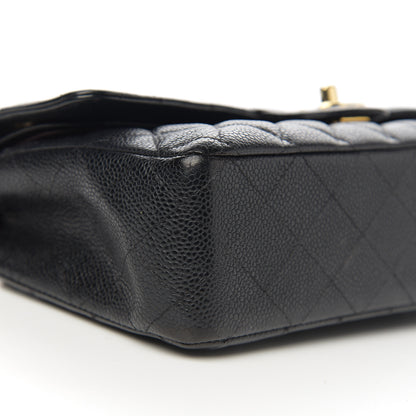 Chanel Caviar Quilted Medium Double Flap Black 9 of 12