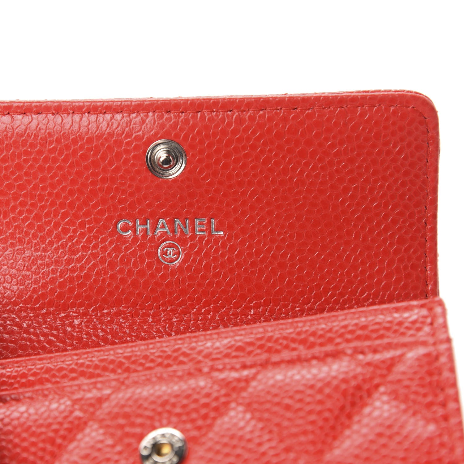 Chanel Caviar Quilted Incognito Flap Card Holder Red 8 of 10