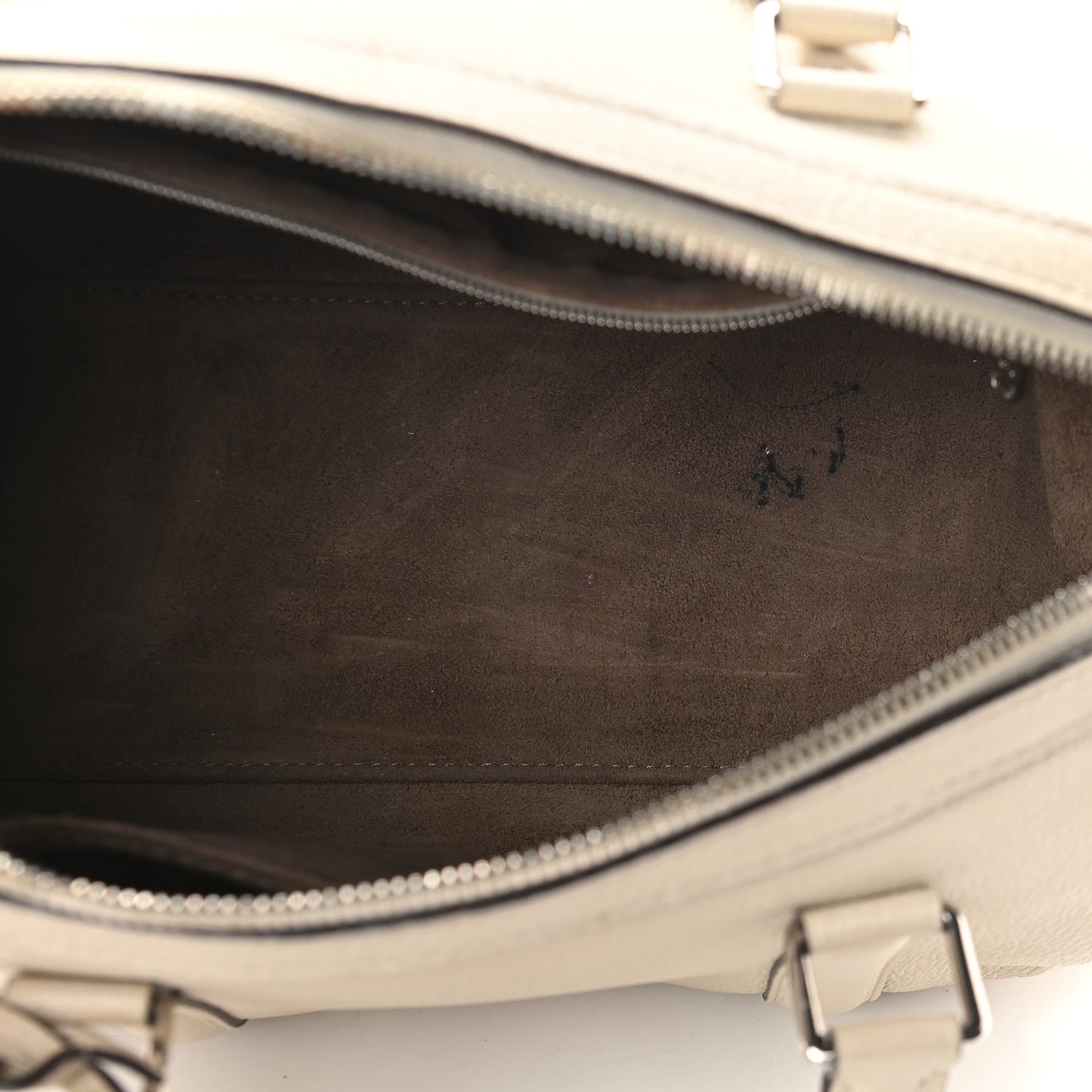 Veau Cachemire SC Bag BB Blanc Casse