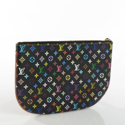 Louis Vuitton Monogram Multicolor Pochette Plate GM Black 3 of 7