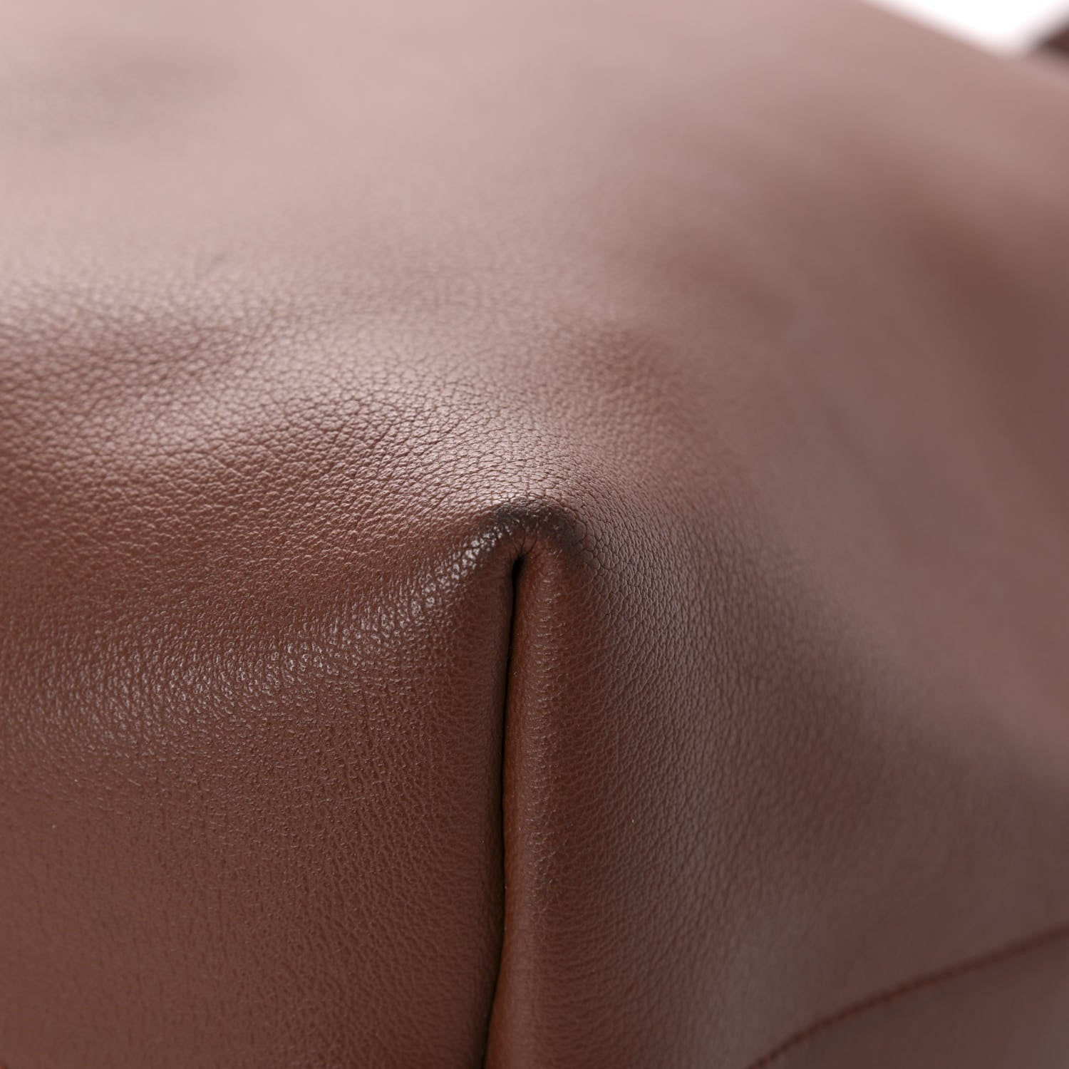 Saint Laurent Calfskin Large Shopping Tote Cognac 16 of 16