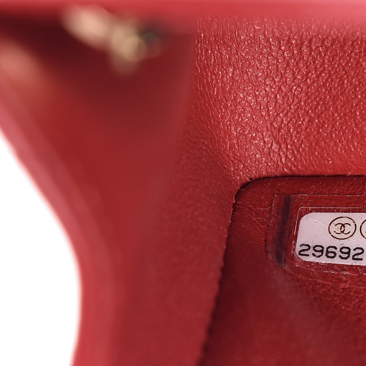 Aged Calfskin Quilted 2.55 Reissue Mini Flap Red