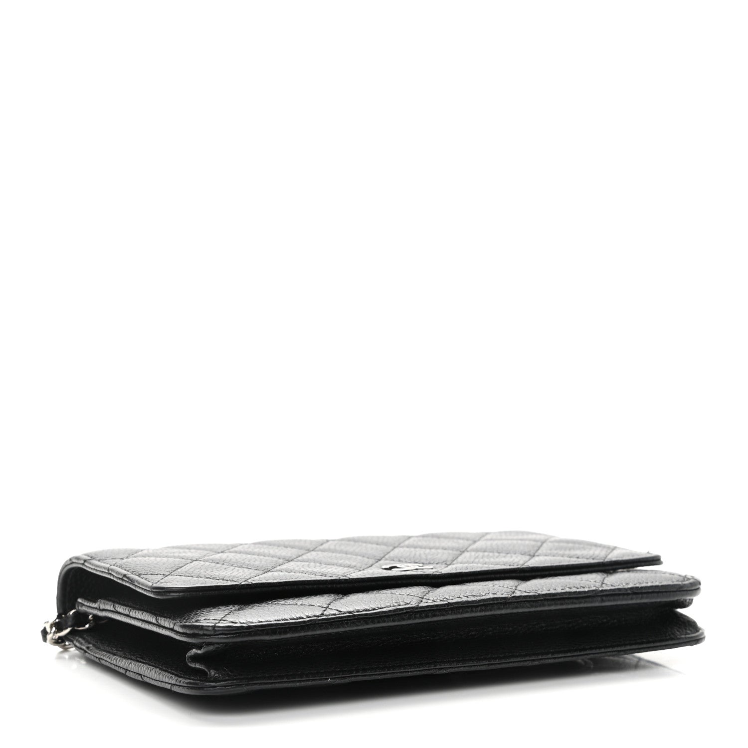 Chanel Caviar Quilted Wallet On Chain WOC Black 4 of 13