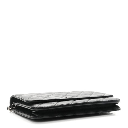 Chanel Caviar Quilted Wallet On Chain WOC Black 4 of 13