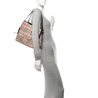 Burberry Haymarket Check Small Canterbury Tote Chocolate 2 of 17